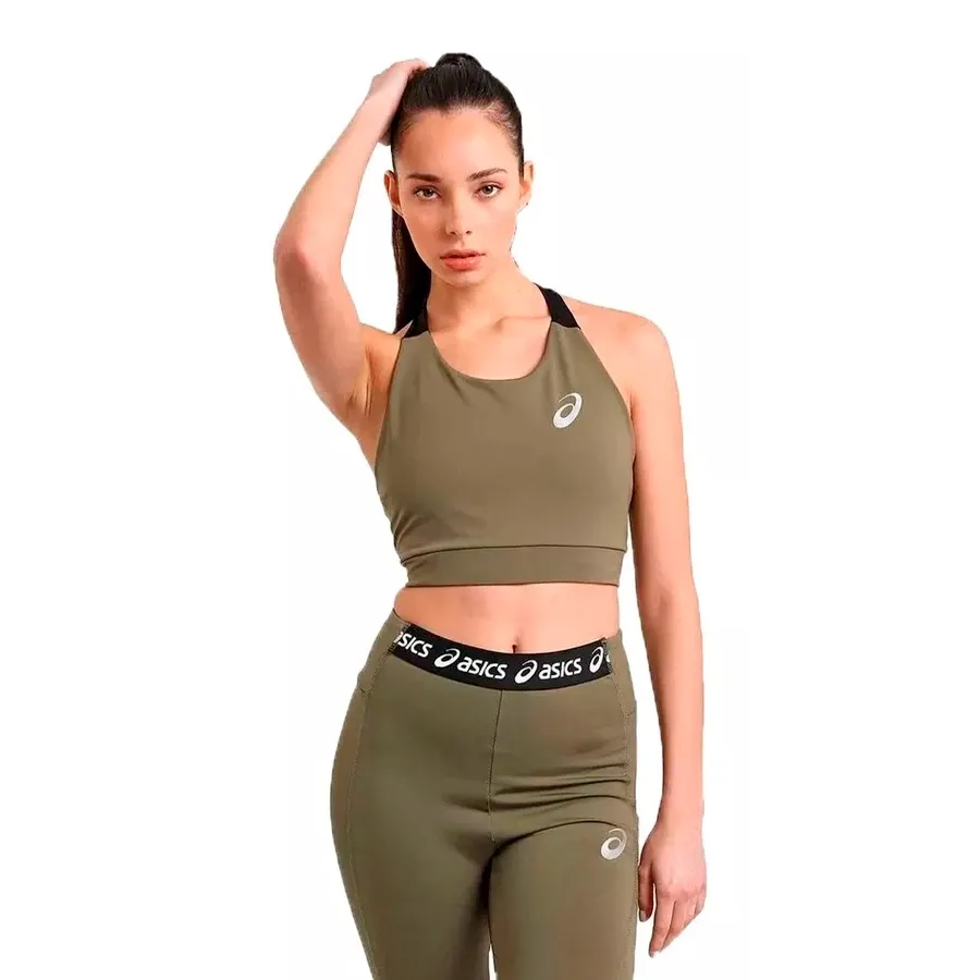 Imagen 0 de 4 de Top Asics Deportivo Back Aw22-VERDE MILITAR