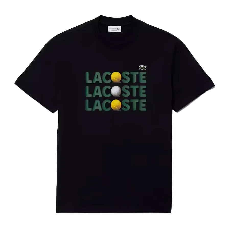 Imagen 2 de 4 de Remera Lacoste -GRIS/VERDE