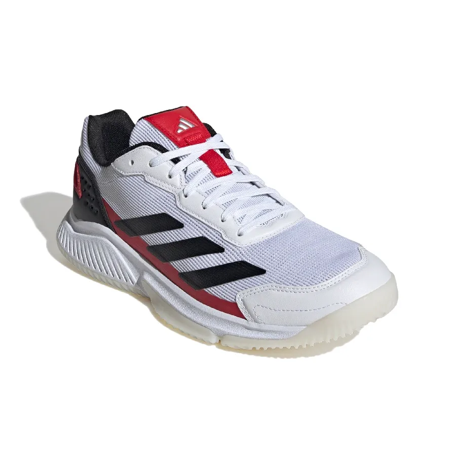 Imagen 1 de 7 de Zapatillas adidas Courtquick Padel-BLANCO/NEGRO/ROJO