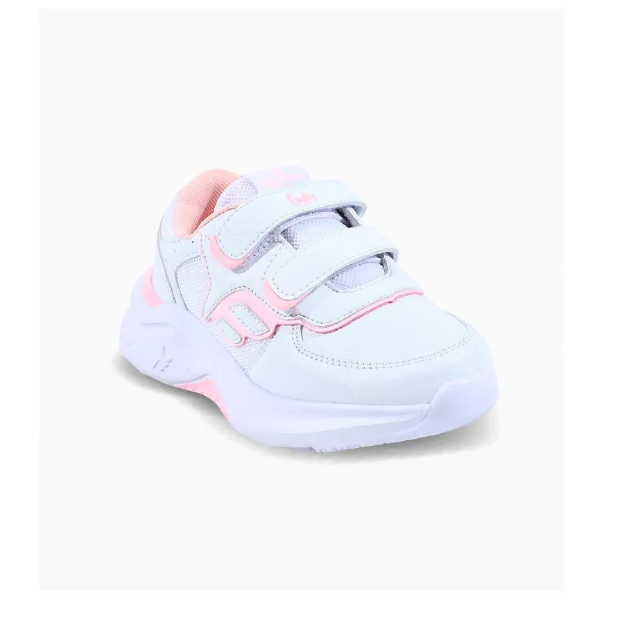 Imagen 1 de 3 de Zapatillas Footy Escolar Princeton-BLANCO/ROSA