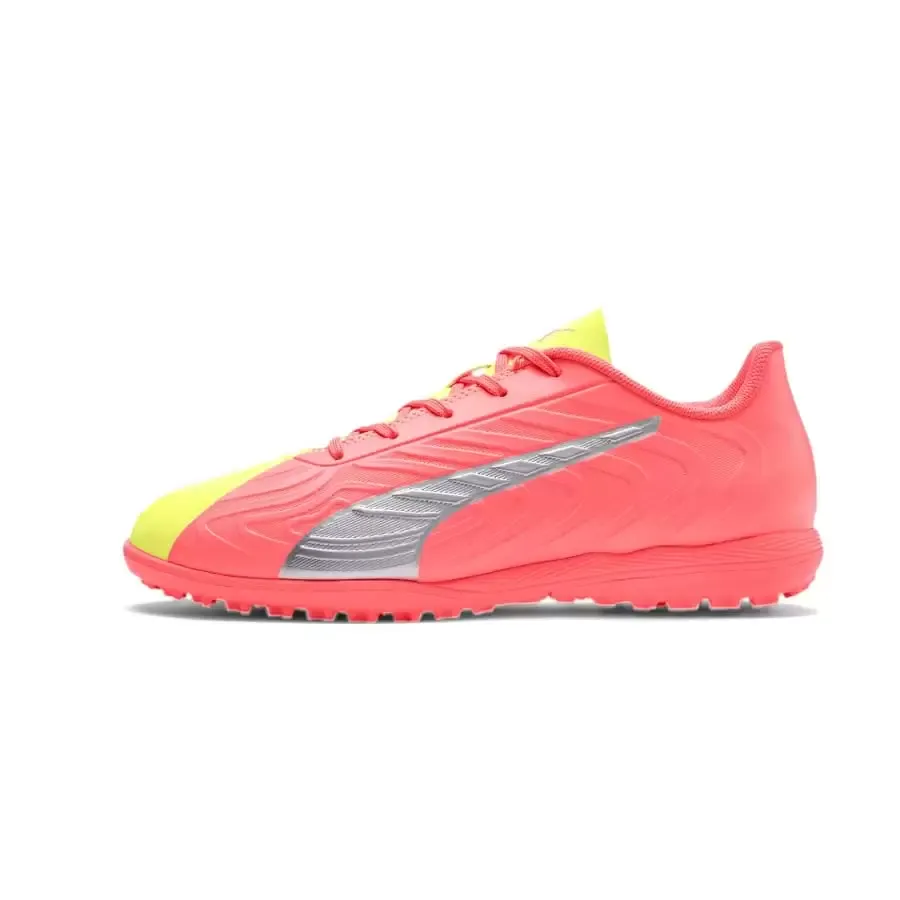 Imagen 1 de 6 de Botines Puma One 20.4 Osg Tt Jr Abdp-AMARILLO/NARANJA/GRIS