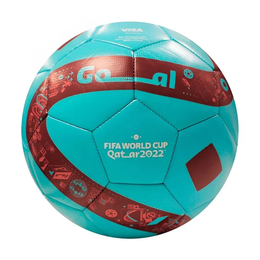 Imagen 1 de 2 de Pelota DRB Fifa Qatar 2022 N°5-AQUA/BORDO