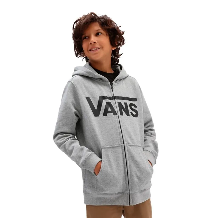 Imagen 1 de 3 de Campera Vans Classic Zip-GRIS/NEGRO