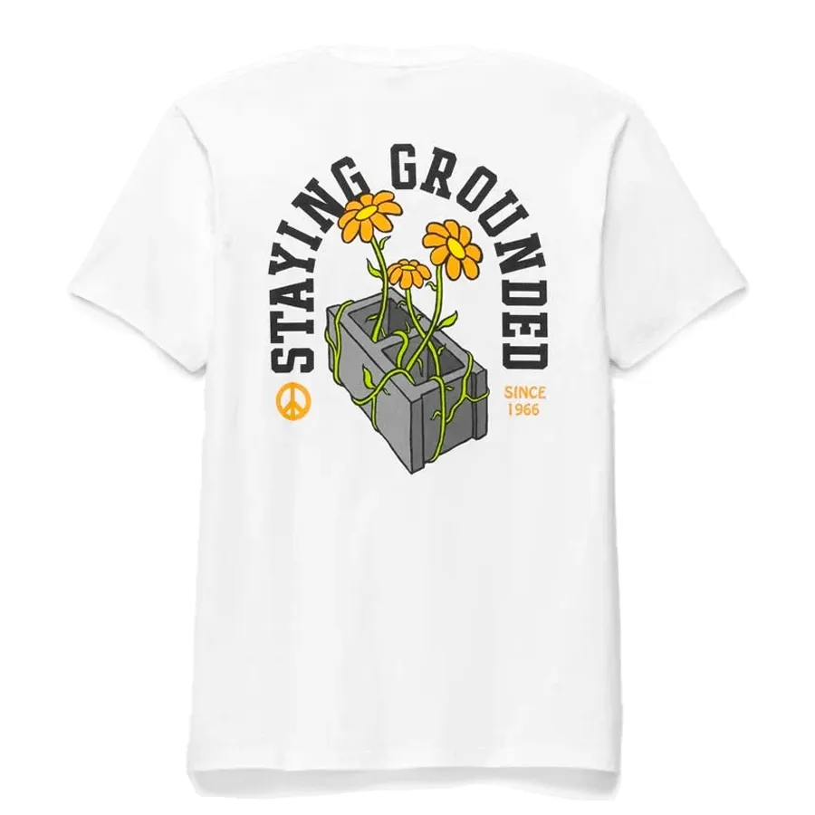 Imagen 1 de 5 de Remera Vans Staying Gounded-BLANCO/AMARILLO