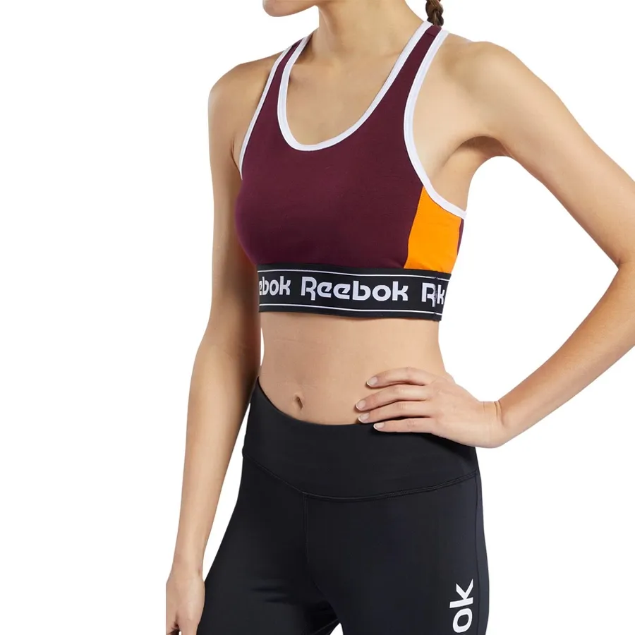 Imagen 1 de 3 de Top Reebok Linear Logo-BORDO/AMARILLO