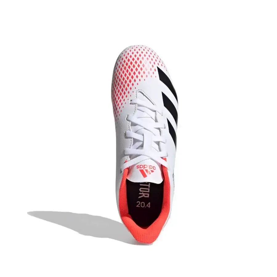 Imagen 4 de 6 de Botines adidas Predator 20.4 Fxg J-BLANCO/NARANJA/NEGRO