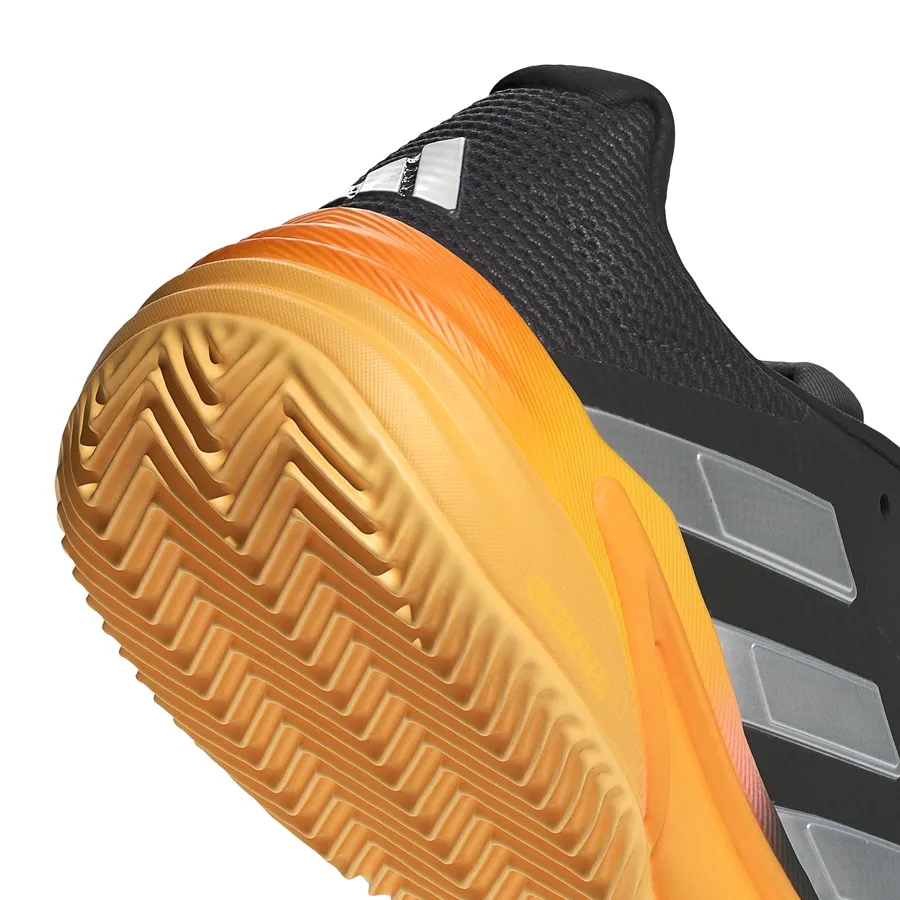 Imagen 7 de 9 de Zapatillas adidas Barricade 13-NEGRO/PLATA/NARANJA