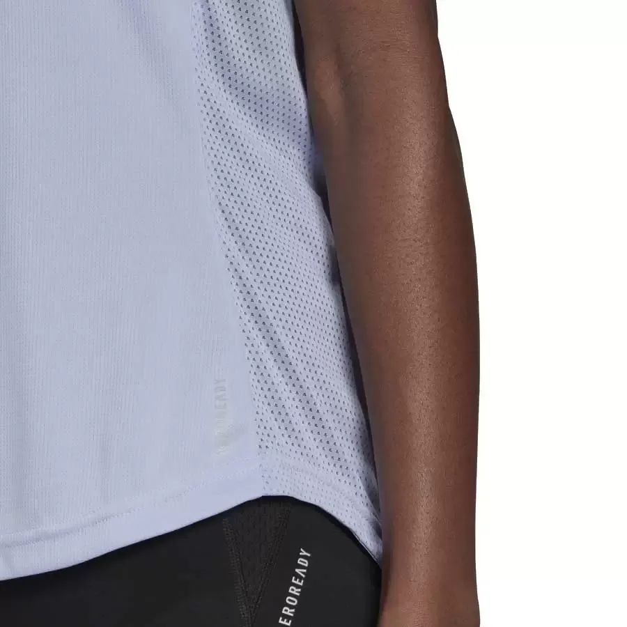 Imagen 3 de 6 de Remera adidas Own The Run-LILA/NEGRO