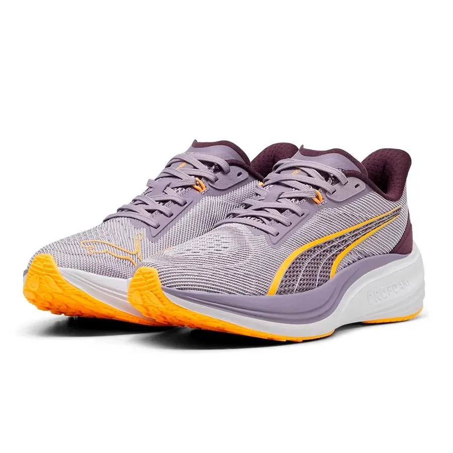 Imagen 2 de 5 de Zapatillas Puma Darter Pro-LILA/GRIS/NARANJA