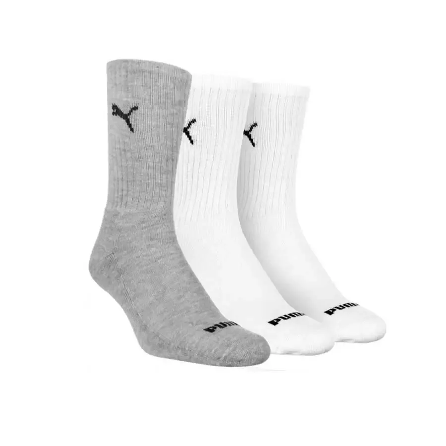 Imagen 0 de 1 de Medias Puma Lifestyle-BLANCO/GRIS/BLANCO