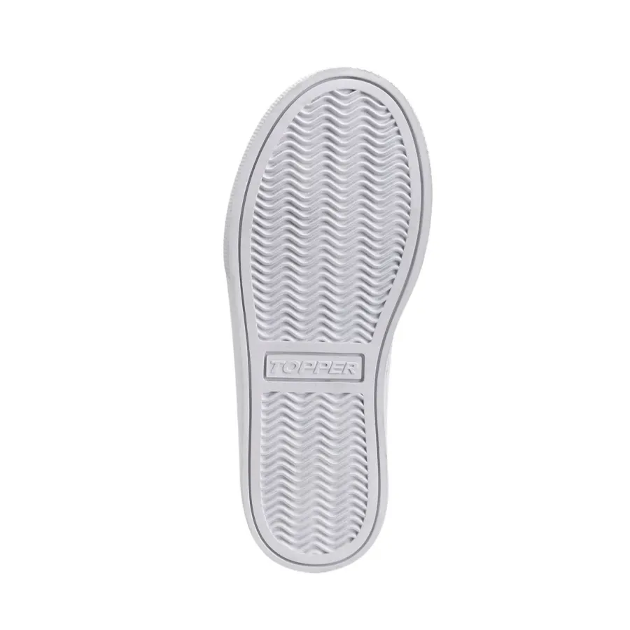 Imagen 4 de 5 de Zapatillas Topper Costa Kids-BLANCO/GRIS