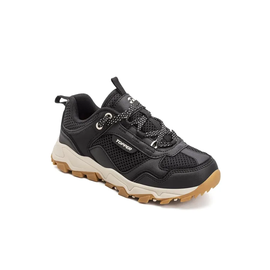 Imagen 1 de 5 de Zapatillas Topper Ever Kids-NEGRO/BEIGE