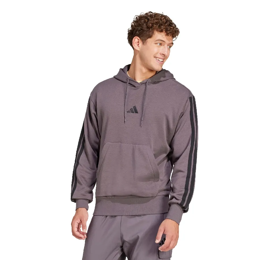 Imagen 0 de 5 de Buzo adidas Essentials Big Logo French Terry-GRIS/NEGRO