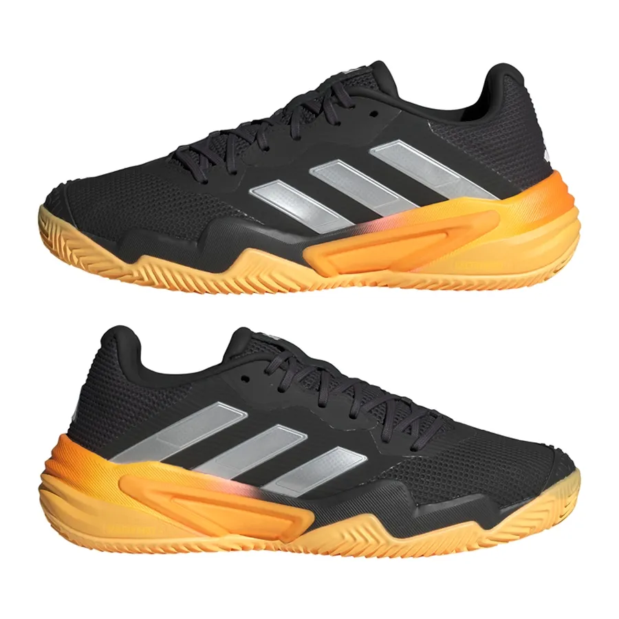 Imagen 8 de 9 de Zapatillas adidas Barricade 13-NEGRO/PLATA/NARANJA
