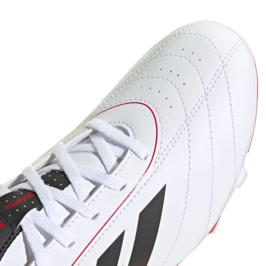Imagen 5 de 7 de Botines adidas Goletto IX Fg/Mg-BLANCO/NEGRO/ROJO