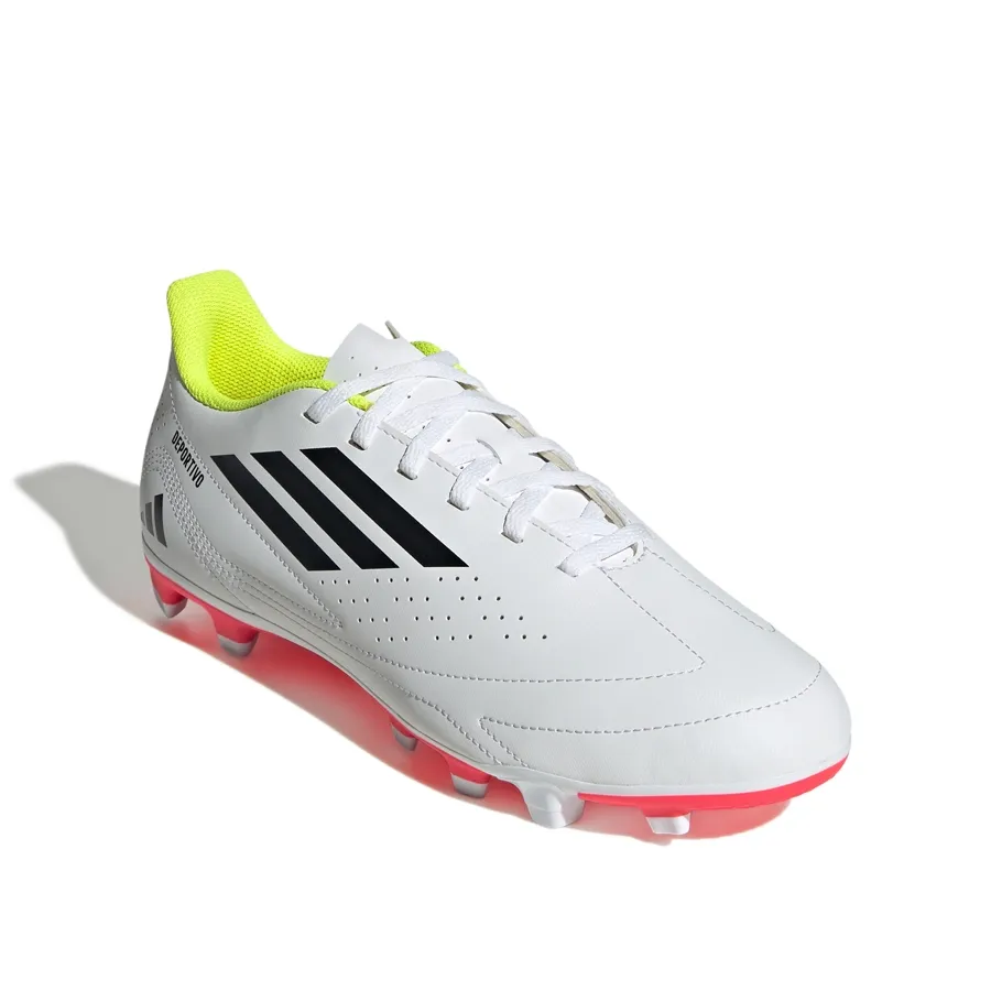 Imagen 1 de 7 de Botines adidas Deportivo III Multiterreno-BLANCO/NEGRO/AMARILLO FLUOR