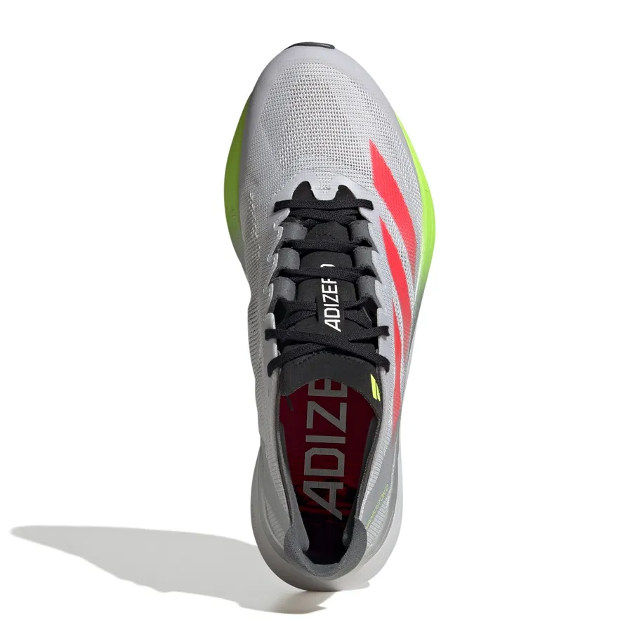 Imagen 4 de 8 de Zapatillas adidas Adizero Boston 12-GRIS/ROJO/AMARILLO FLUOR