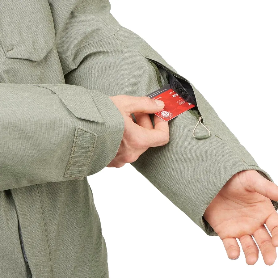 Imagen 4 de 9 de Campera Salomon Stance Cargo-OLIVA