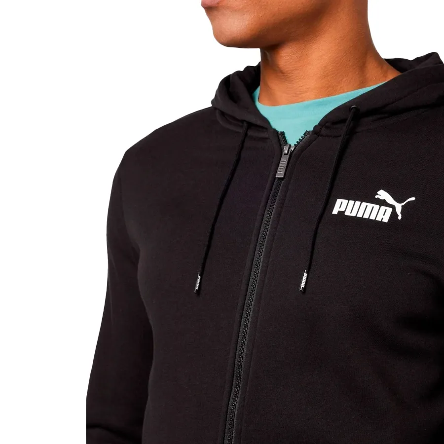 Imagen 2 de 4 de Campera Puma Essentials Small Logo Fz-NEGRO/BLANCO