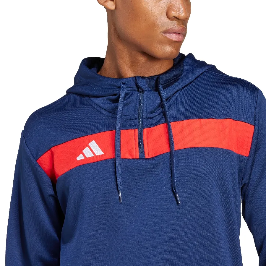 Imagen 3 de 5 de Buzo adidas Tiro 25 Essentials-AZUL MARINO/ROJO