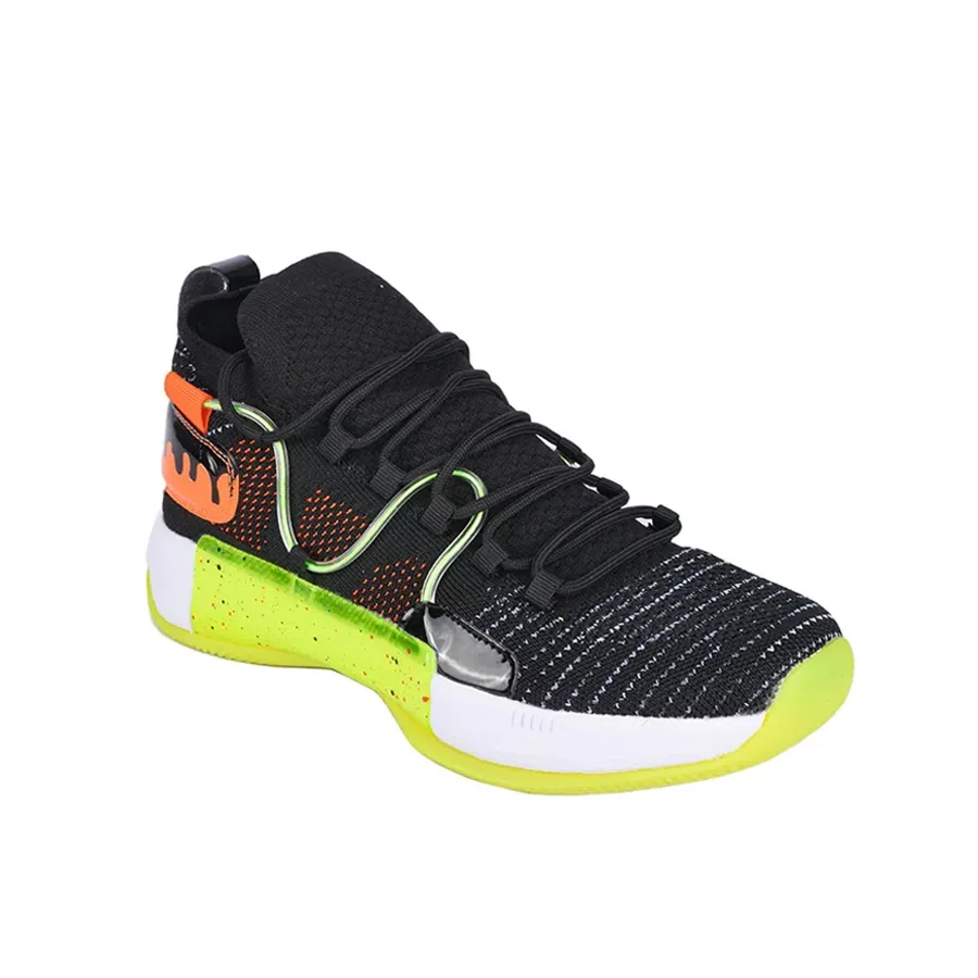 Imagen 1 de 5 de Zapatillas Finder's Jump Ball-NEGRO/NARANJA/AMARILLO FLUOR