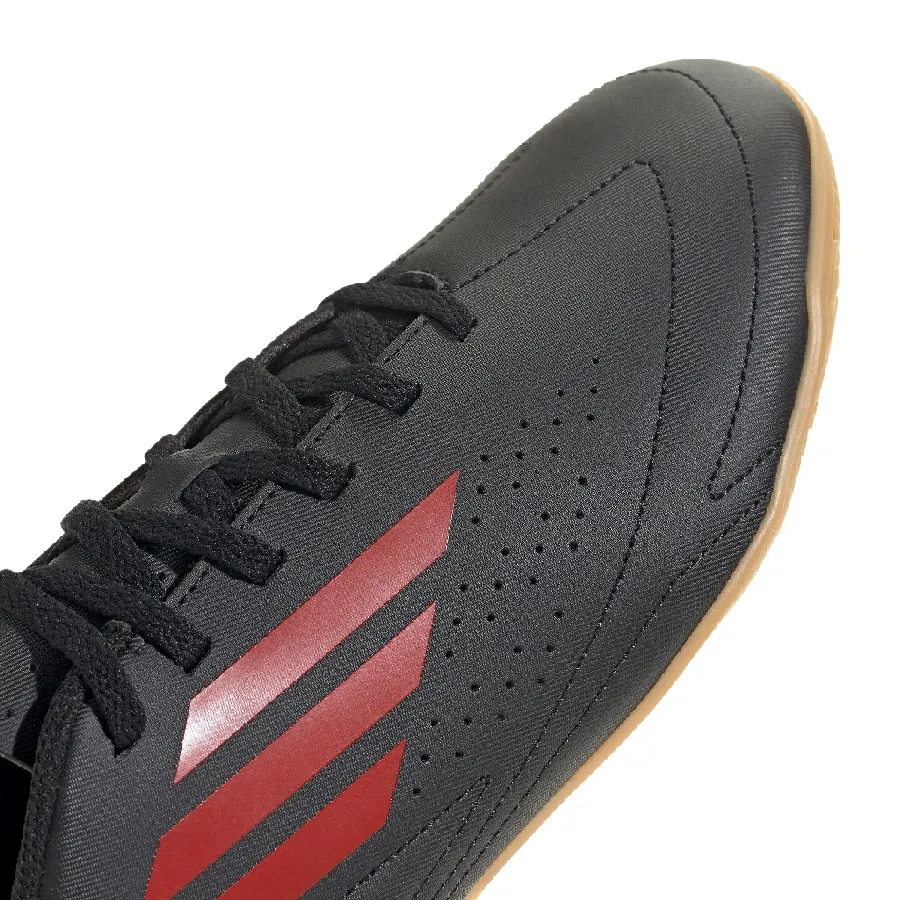 Imagen 5 de 7 de Botines adidas Deportivo III In-NEGRO/ROJO
