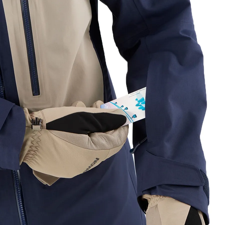 Imagen 10 de 11 de Campera Salomon Stance 3L Long-MARINO/BEIGE