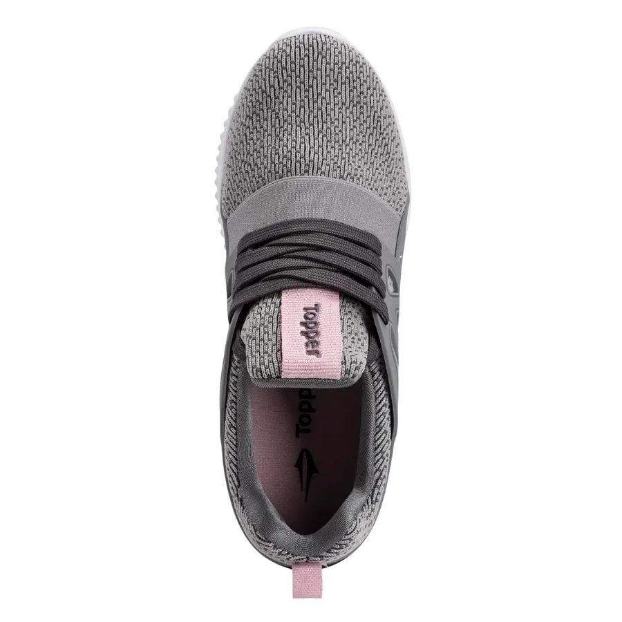 Imagen 3 de 5 de Zapatillas Topper Mamba-GRIS/ROSA