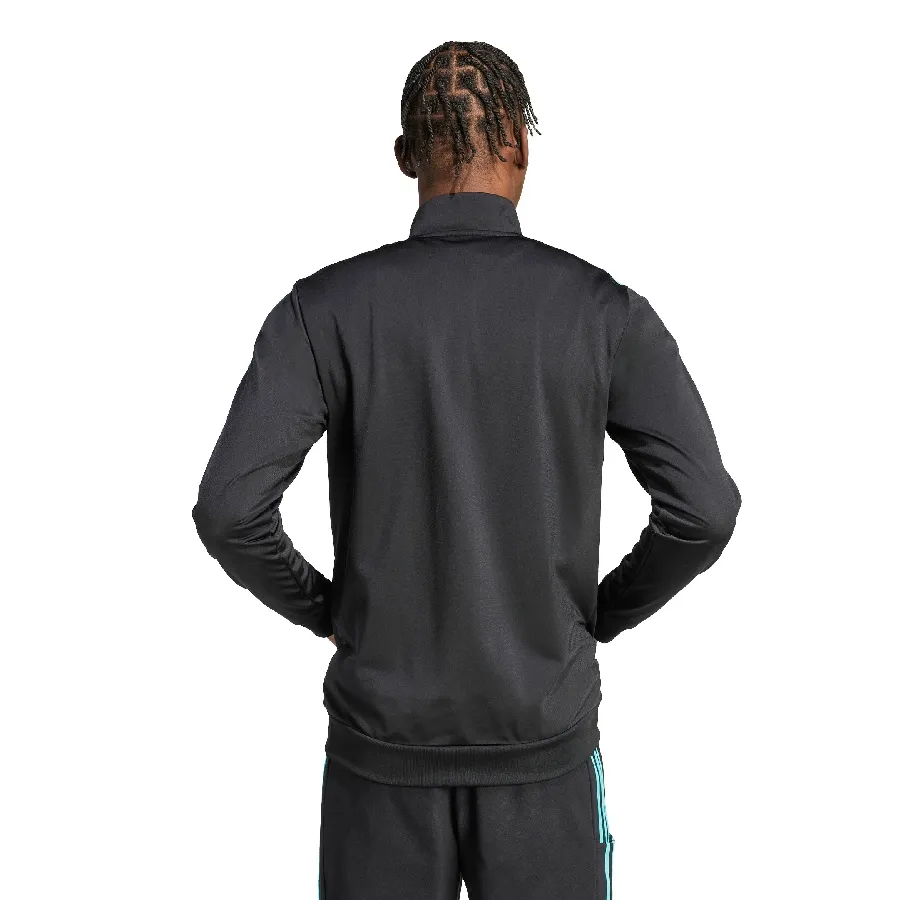 Imagen 2 de 5 de Campera adidas Track Top ADN Mercedes-NEGRO/TURQUESA