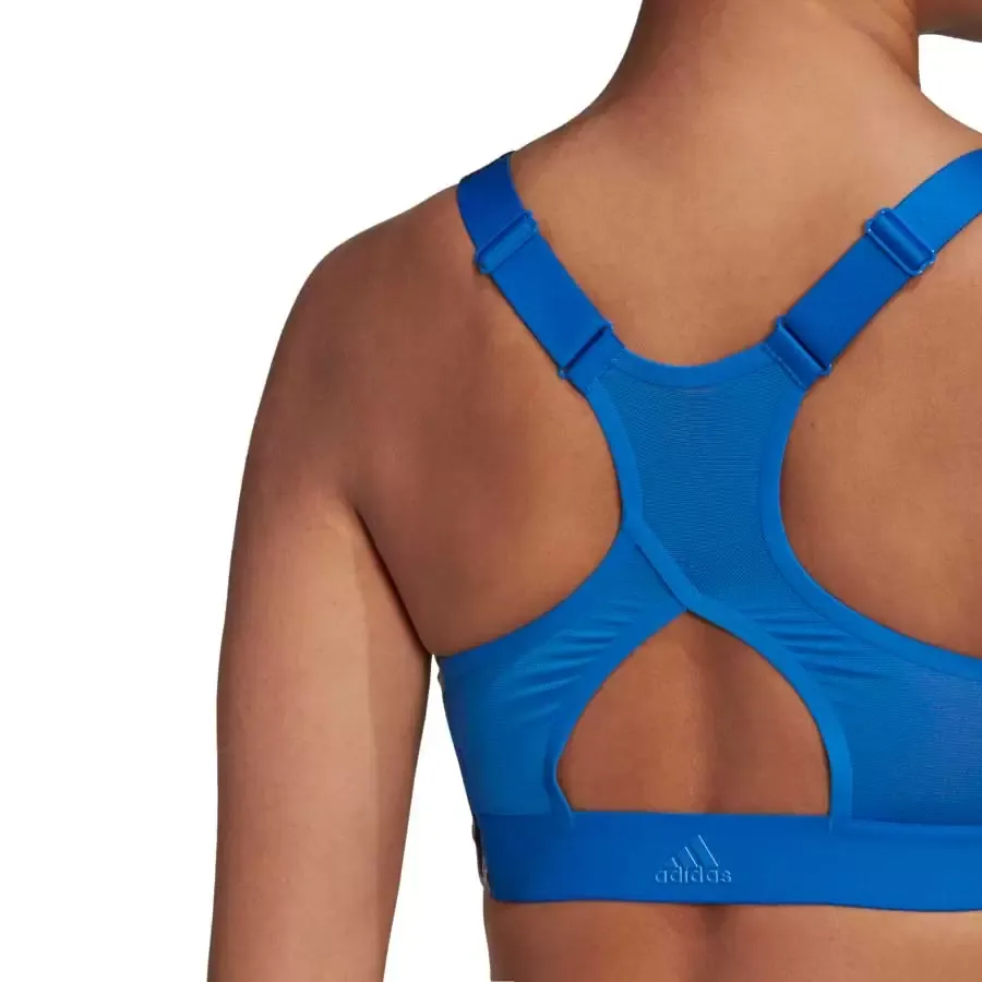 Imagen 3 de 5 de Top adidas Deportivo Stronger For It Iterations-NEGRO/AZUL