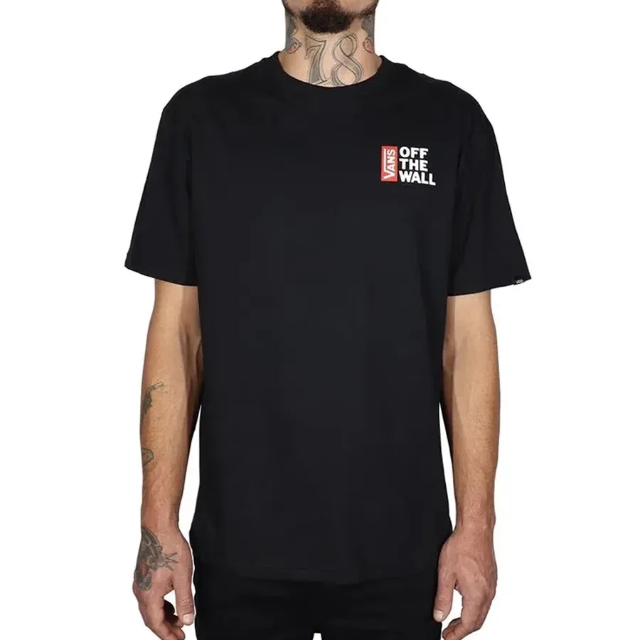 Imagen 2 de 4 de Remera Vans Off The Wall Classic-NEGRO/ROJO/BLANCO