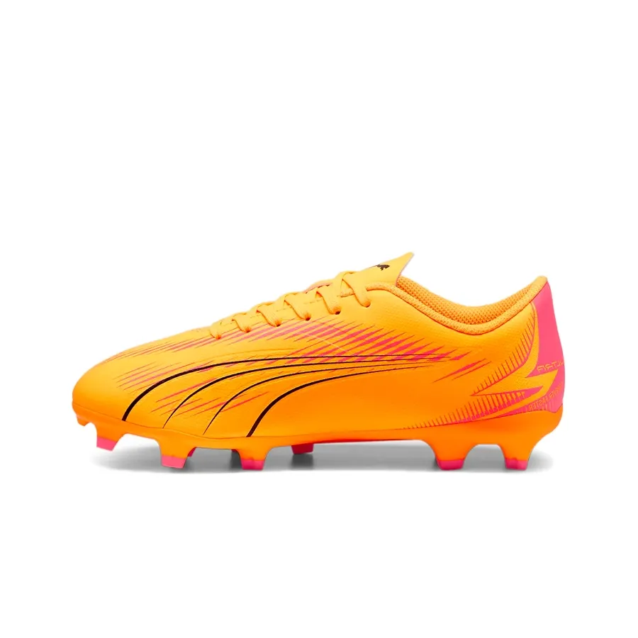 Imagen 1 de 4 de Botines Puma Ultra Play Fg Ag Jr-NARANJA FLUOR/NEGRO/ROSA