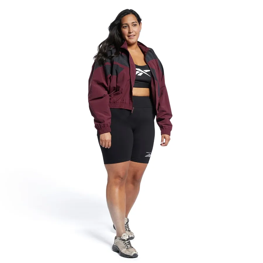 Imagen 6 de 7 de Campera Reebok Corta Classics Vector Cropped-BORDO/NEGRO