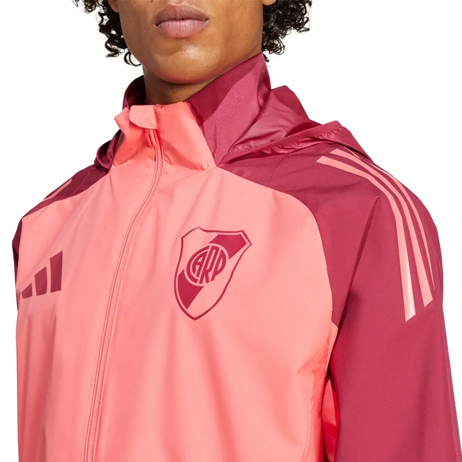 Imagen 3 de 5 de Campera adidas River Plate-ROJO/BORDO