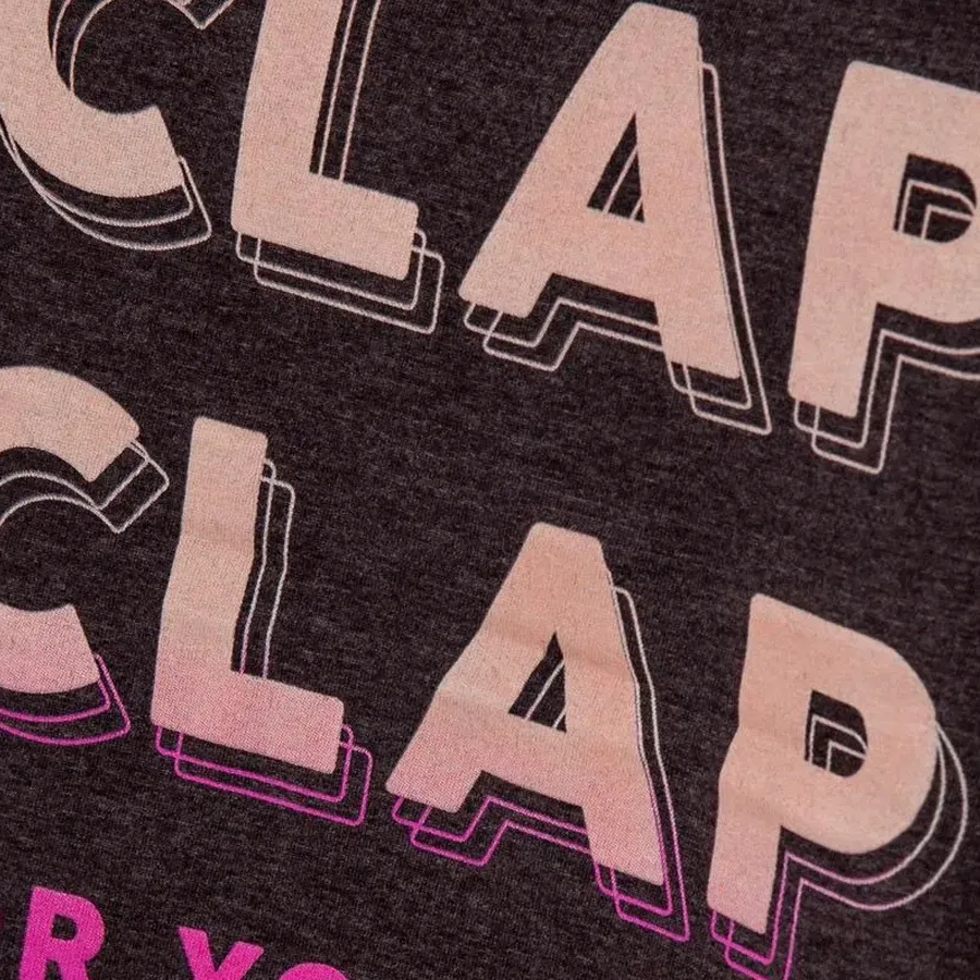 Imagen 2 de 4 de Remera Topper Clap-NEGRO/AMARILLO/FUCSIA