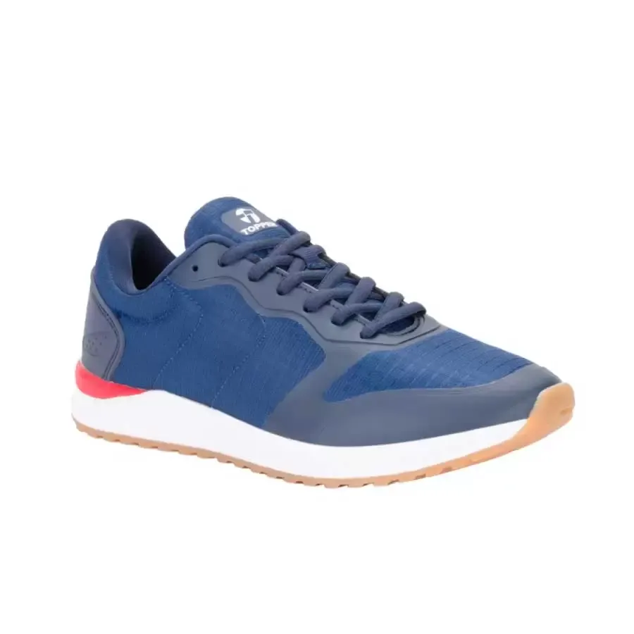 Imagen 1 de 4 de Zapatillas Topper Dakota-AZUL/ROJO