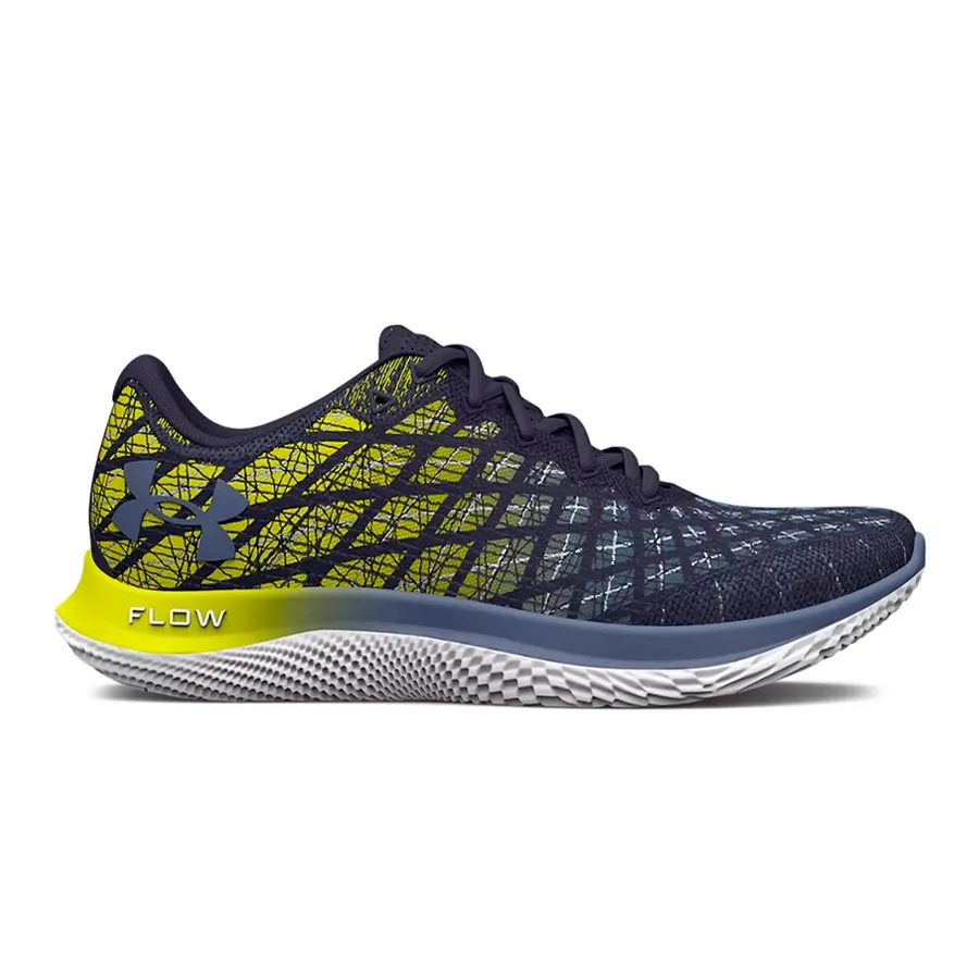 Imagen 1 de 6 de Zapatillas Under Armour Flow Velociti Wind 2-VIOLETA/AMARILLO/LILA