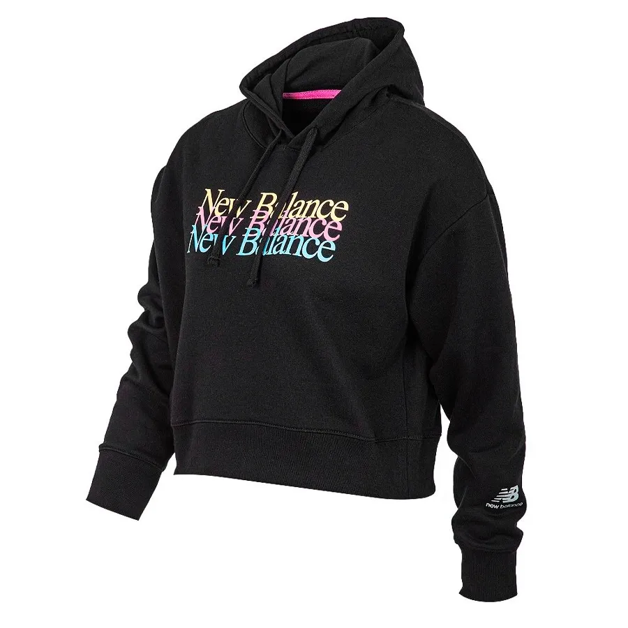 Imagen 0 de 4 de Buzo New Balance Essentials Celebrate Fleece-NEGRO/AMARILLO/ROSA/CELESTE
