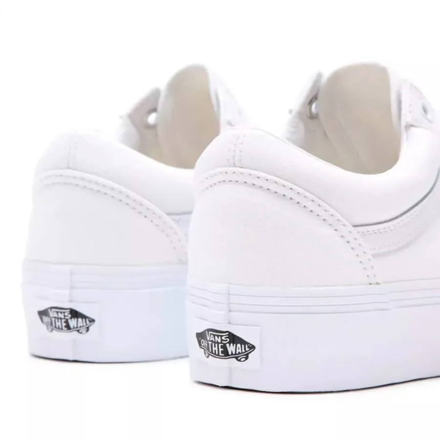 Imagen 2 de 6 de Zapatillas Vans Old Skool Platform-BLANCO
