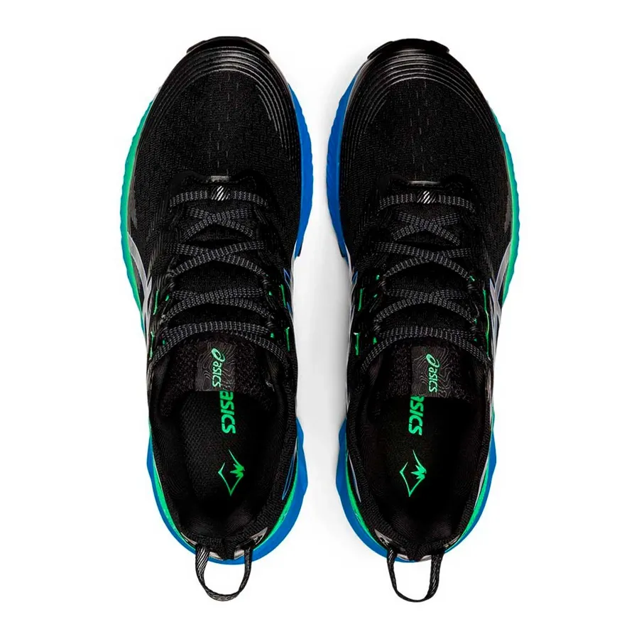 Imagen 4 de 6 de Zapatillas Asics Gel Trabuco 10 Standard-NEGRO/AZUL/VERDE