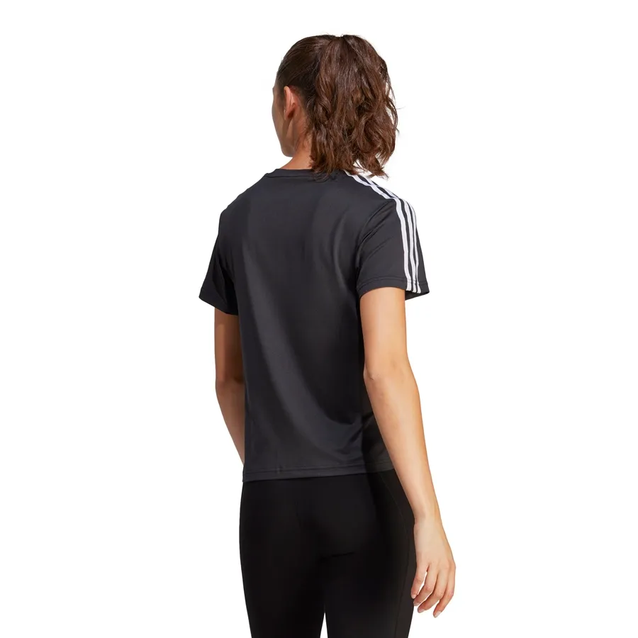 Imagen 2 de 4 de Remera adidas Train Essentials 3 Tiras-NEGRO/BLANCO