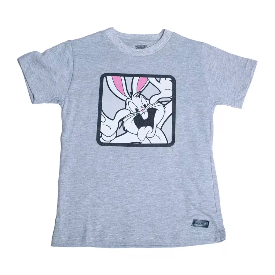 Imagen 0 de 3 de Remera Kids Looney Tunes-GRIS
