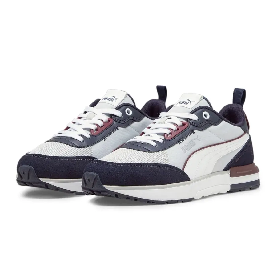 Imagen 2 de 6 de Zapatillas Puma R22-GRIS/MARINO/BORDO
