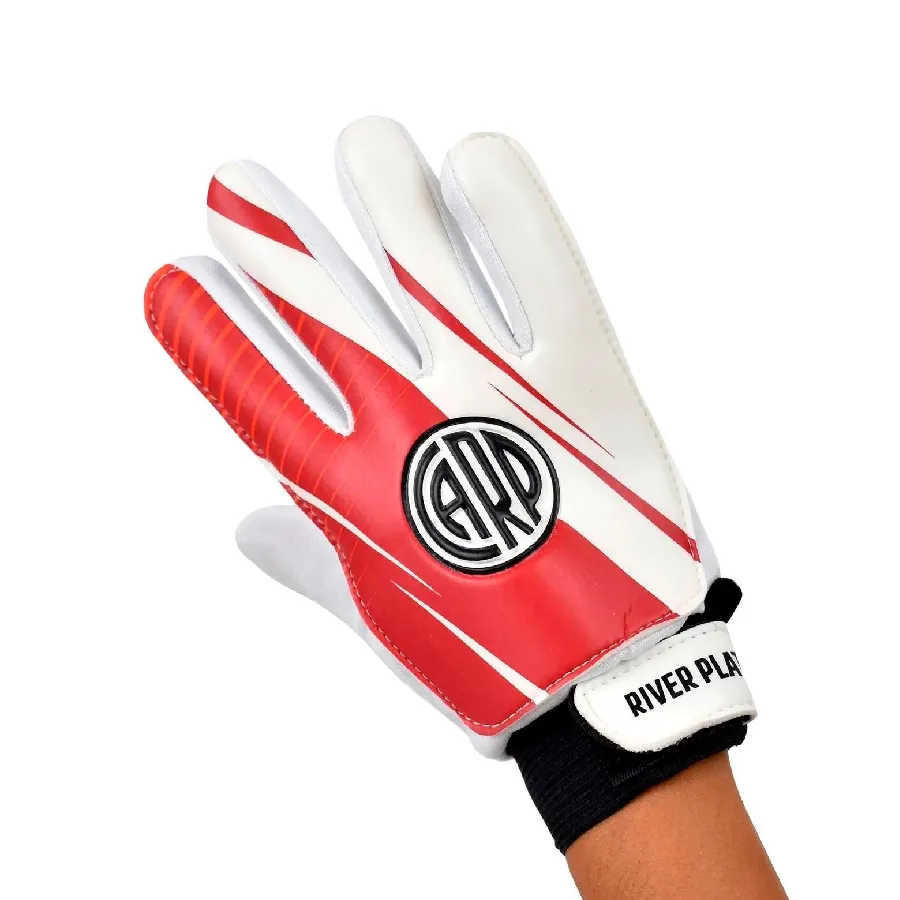 Imagen 2 de 6 de Guantes DRB Guante Arquero Estadios 24 River-BLANCO/ROJO