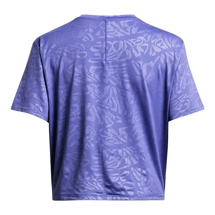 Imagen 3 de 4 de Remera Under Armour Rush Energy Emboss Crop-AZUL