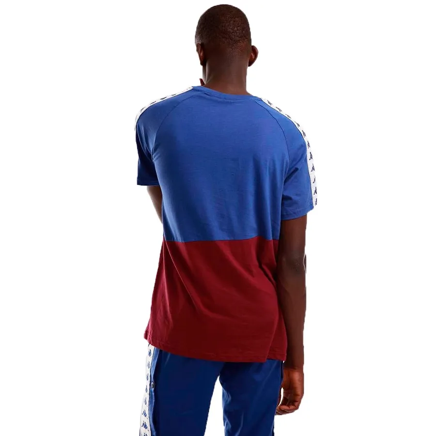 Imagen 0 de 2 de Remera Kappa 222 Banda Baldwin-AZUL/BLANCO