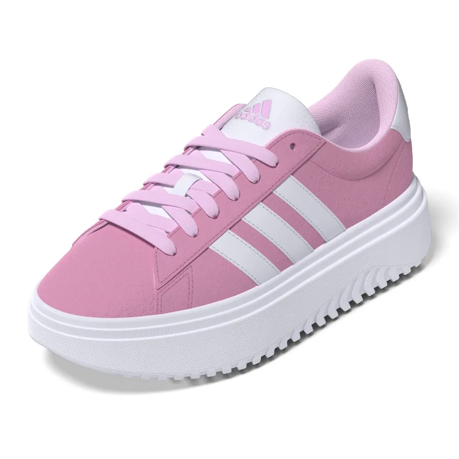 Imagen 3 de 7 de Zapatillas adidas Grand Court Plataforma-ROSA/BLANCO