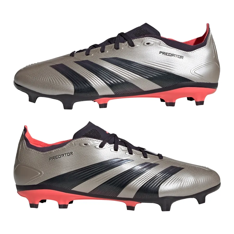 Imagen 7 de 8 de Botines adidas Predator League Fg-PLATA/NEGRO