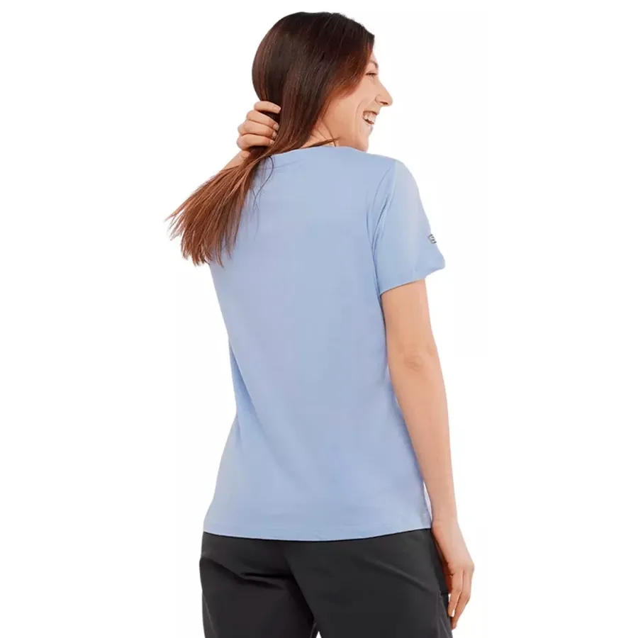 Imagen 1 de 2 de Remera Salomon Outlife Big Logo-AZUL