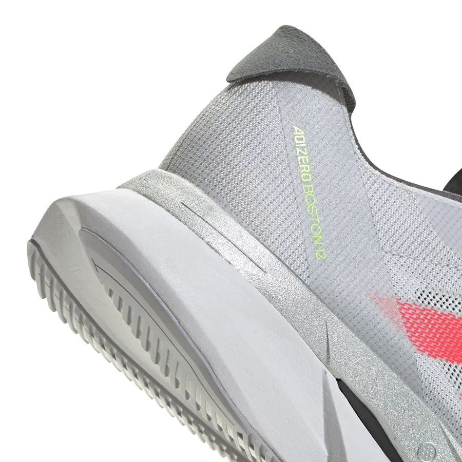 Imagen 7 de 8 de Zapatillas adidas Adizero Boston 12-GRIS/ROJO/AMARILLO FLUOR